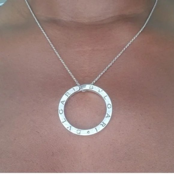 BVLGARI Jewelry - BVLGARI KEYRING silver 925 unisex minimalist logo 1493